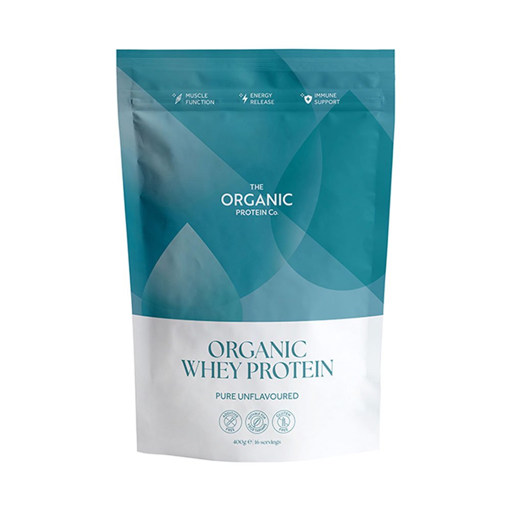 Organic Pure Unflavoured Organic Whey Protein The Organic Protein Co. 1x400g Organic Pure Unflavoured Organic Whey Protein The Organic Protein Co. 1x400g