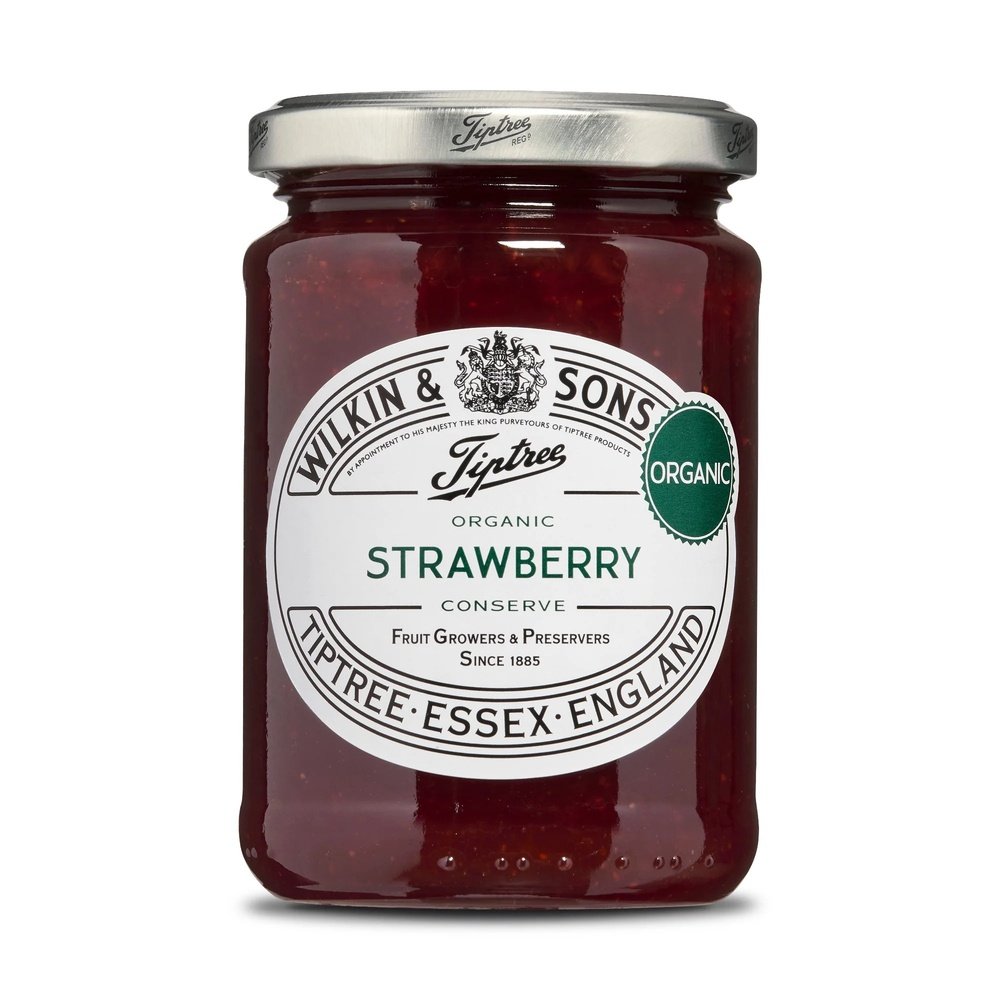 Organic Strawberry Conserve Wilkin & Sons 6x340g Organic Strawberry Conserve Wilkin & Sons 6x340g