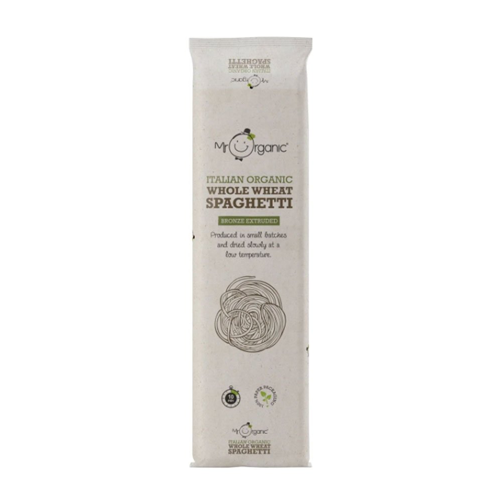 Organic Whole Wheat Spaghetti Mr Organic 12x500g