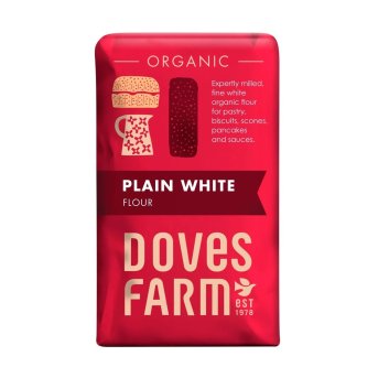 Organic Plain White Flour Doves Farm 5x1kg