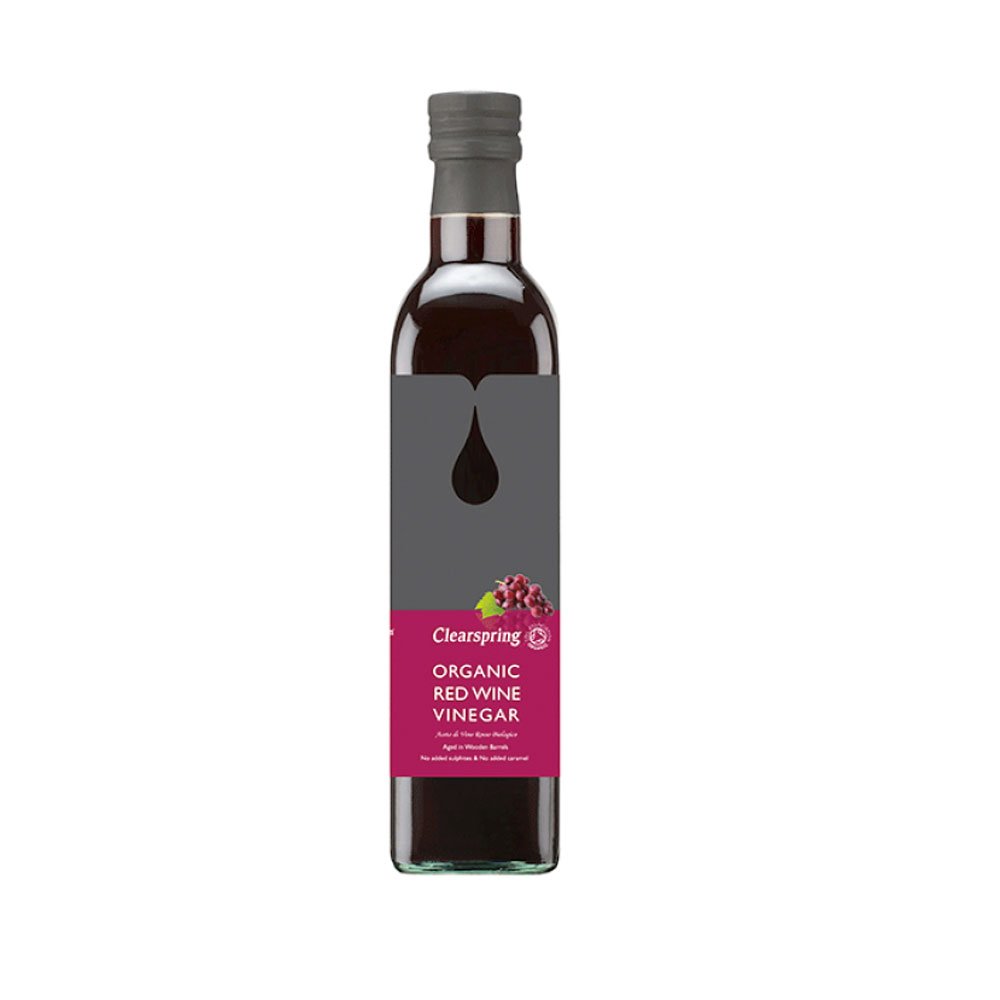 Organic Red Wine Vinegar Clearspring 500ml