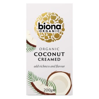 Organic Creamed Coconut Biona 12x200g Organic Creamed Coconut Biona 12x200g
