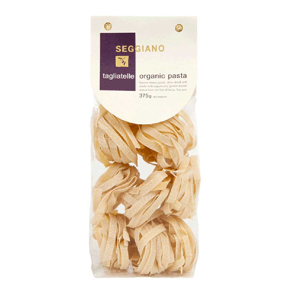 Organic White Tagliatelle Pasta Seggiano 375g