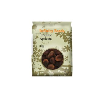 Organic Apricots Whole Infinity Foods 1kg