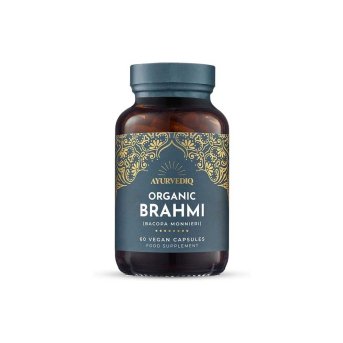 Organic Brahmi - 60 capsules Ayurvediq 1jar