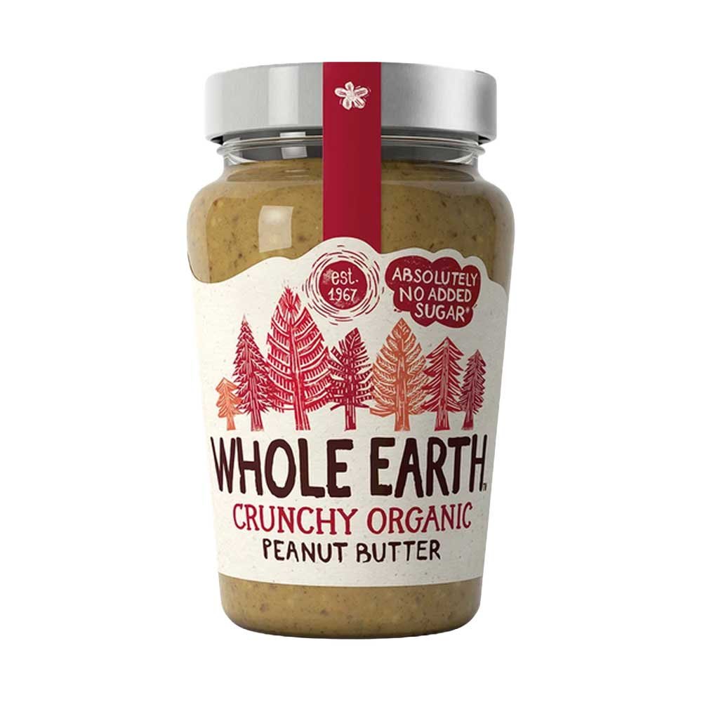 Organic Peanut Butter Crunchy Whole Earth 6x340g Organic Peanut Butter Crunchy Whole Earth 6x340g