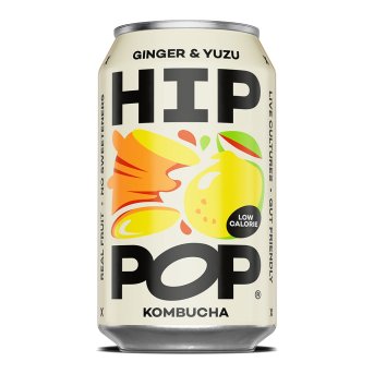 Ginger & Yuzu Kombucha Hip Pop 330ml