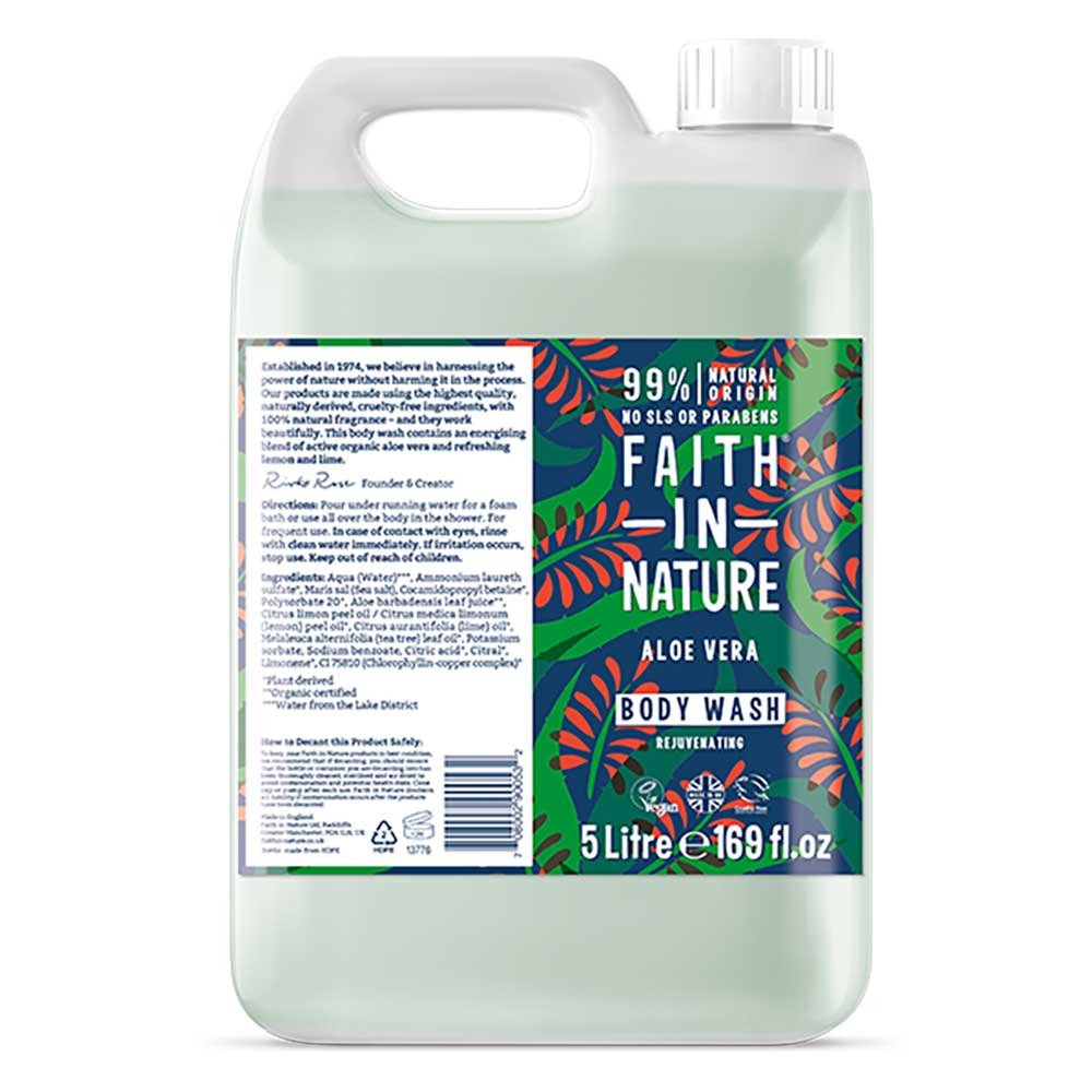 Bulk Aloe Vera Body Wash Faith in Nature 5l Bulk Aloe Vera Body Wash Faith in Nature 5l
