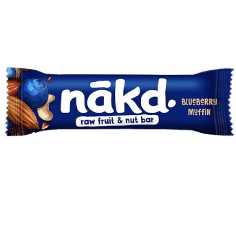 Blueberry Muffin Raw Wholefood Bar Nakd 35g Blueberry Muffin Raw Wholefood Bar Nakd 35g