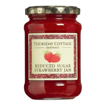 Reduced Sugar Jam - Strawberry Thursday Cottage 315g Reduced Sugar Jam - Strawberry Thursday Cottage 315g