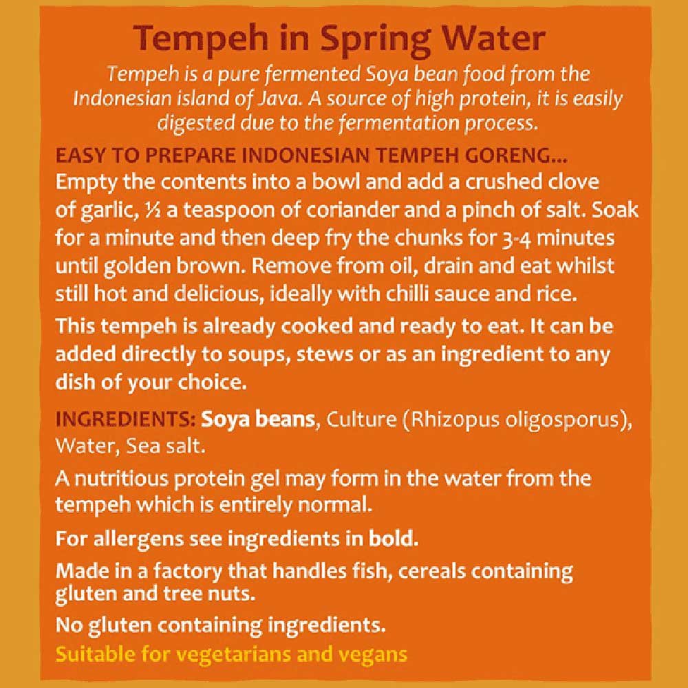 Tempeh Slices - canned