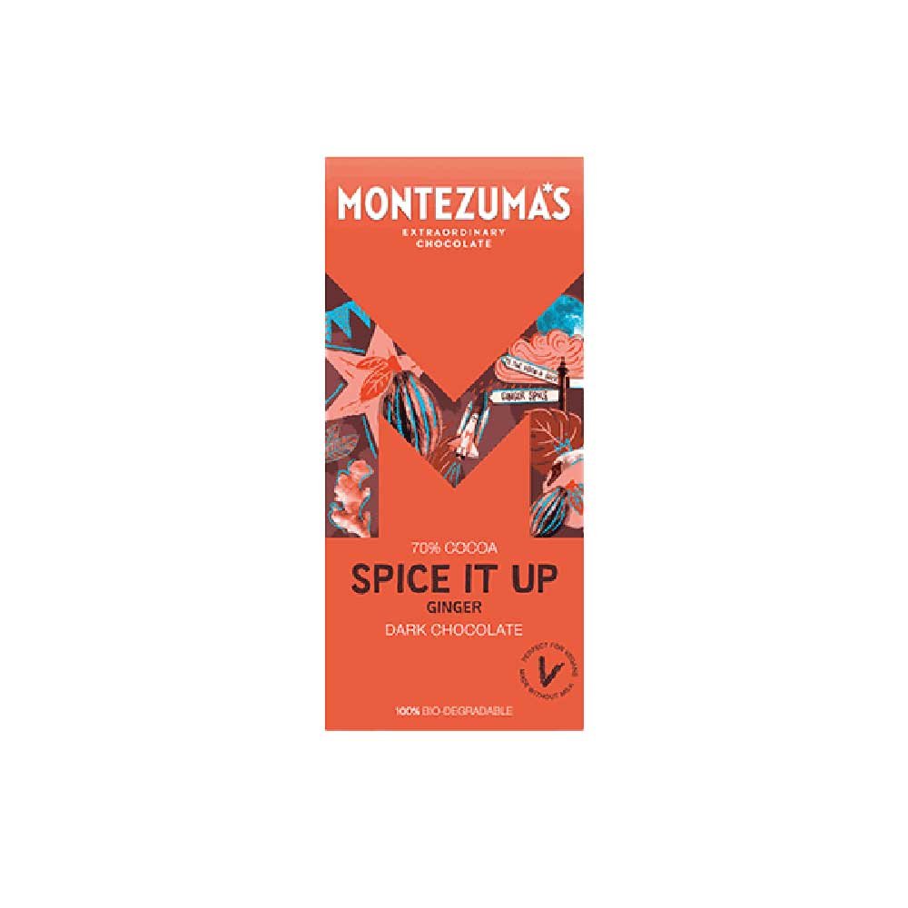 Spice It Up - Dark with Ginger Montezuma 90g Spice It Up - Dark with Ginger Montezuma 90g