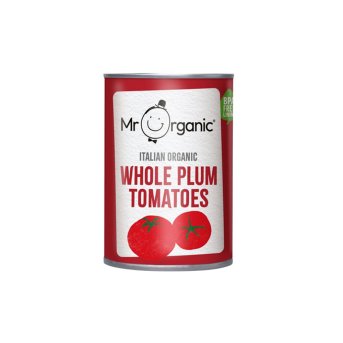 Organic Peeled Tomatoes - BPA-free Mr Organic 400g Organic Peeled Tomatoes - BPA-free Mr Organic 400g