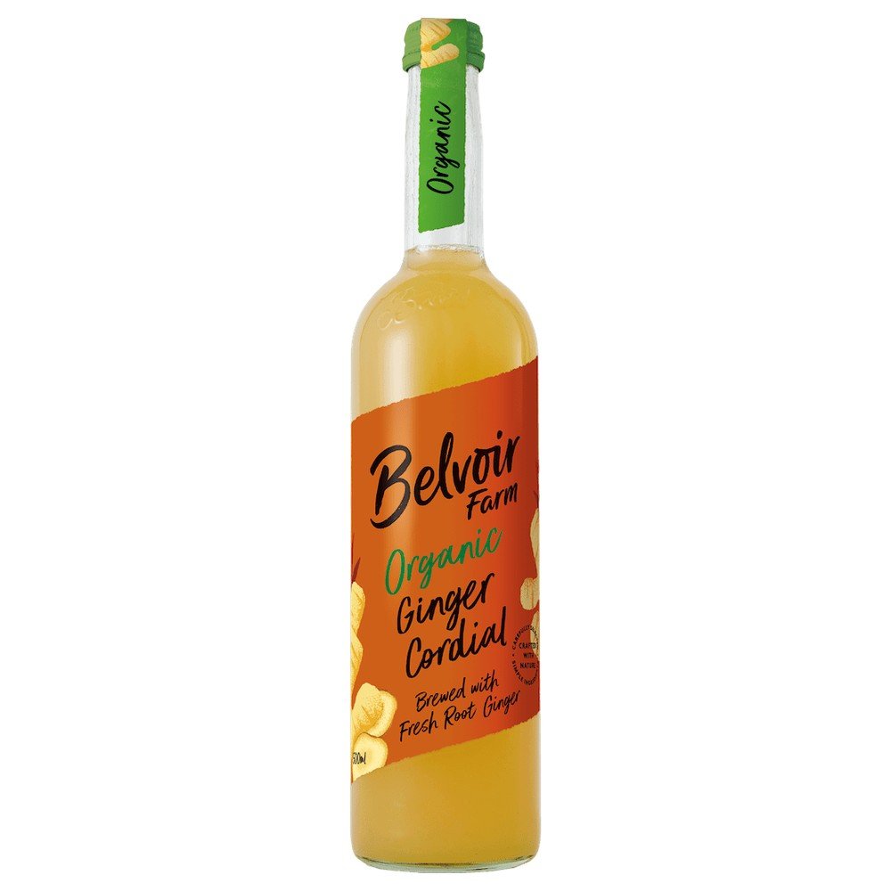 Organic Ginger Cordial Belvoir 6x500ml