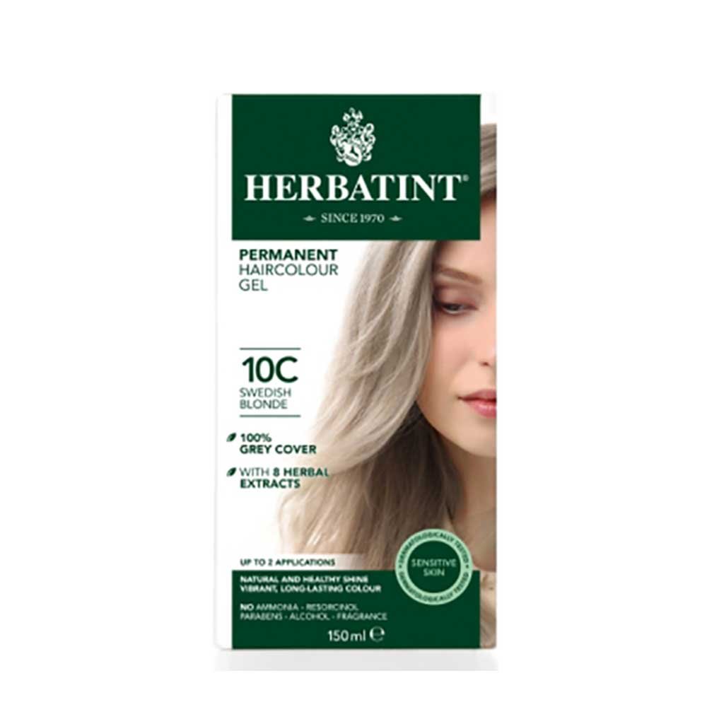 10C - Platinum Ash Blonde - Hair Colour Herbatint 1pack 10C - Platinum Ash Blonde - Hair Colour Herbatint 1pack