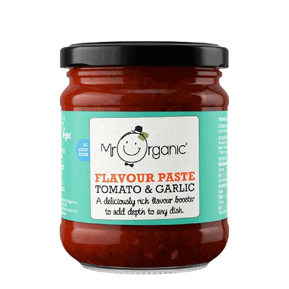 Organic Tomato & Garlic Purée Mr Organic 200g