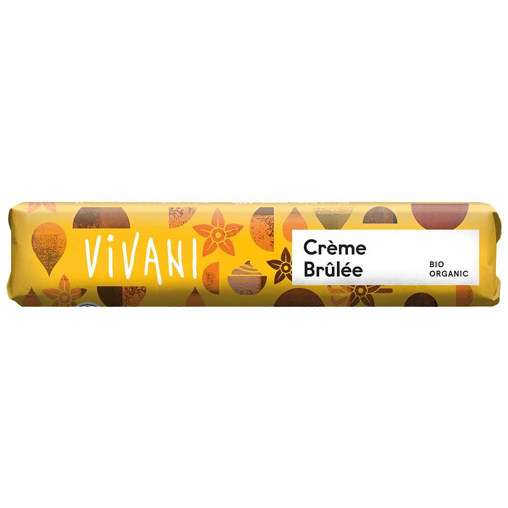 Organic Créme Brulée Chocolate Vivani 40g