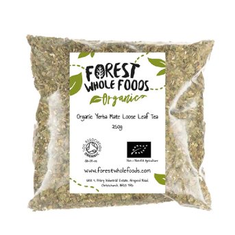 Organic Yerba Mate Loose Leaf - contains caffeine Forest Whole Foods 6x250g