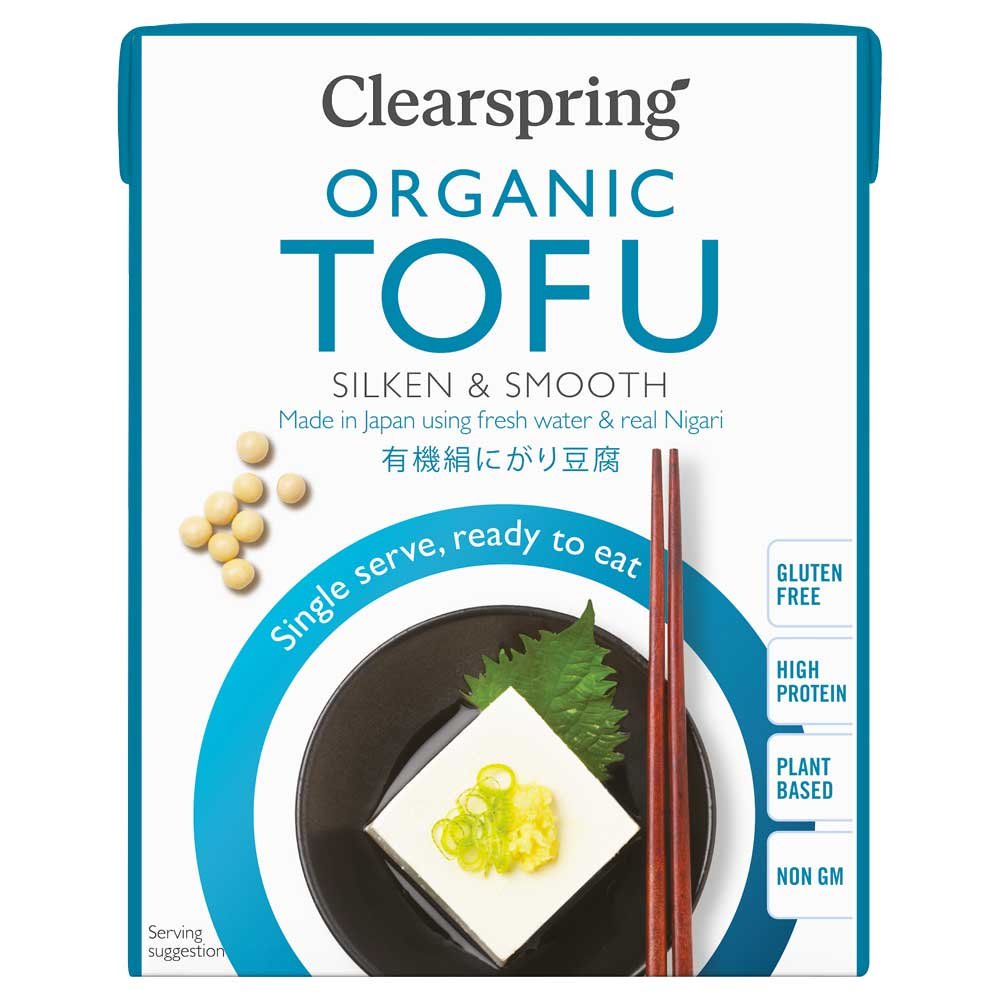 Organic Long Life Silken Tofu - ambient Clearspring 200g