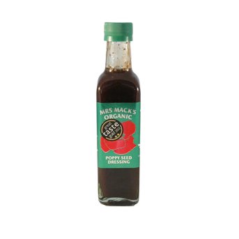 Organic Poppy Seed Dressing Mrs Mack's 200ml Organic Poppy Seed Dressing Mrs Mack's 200ml