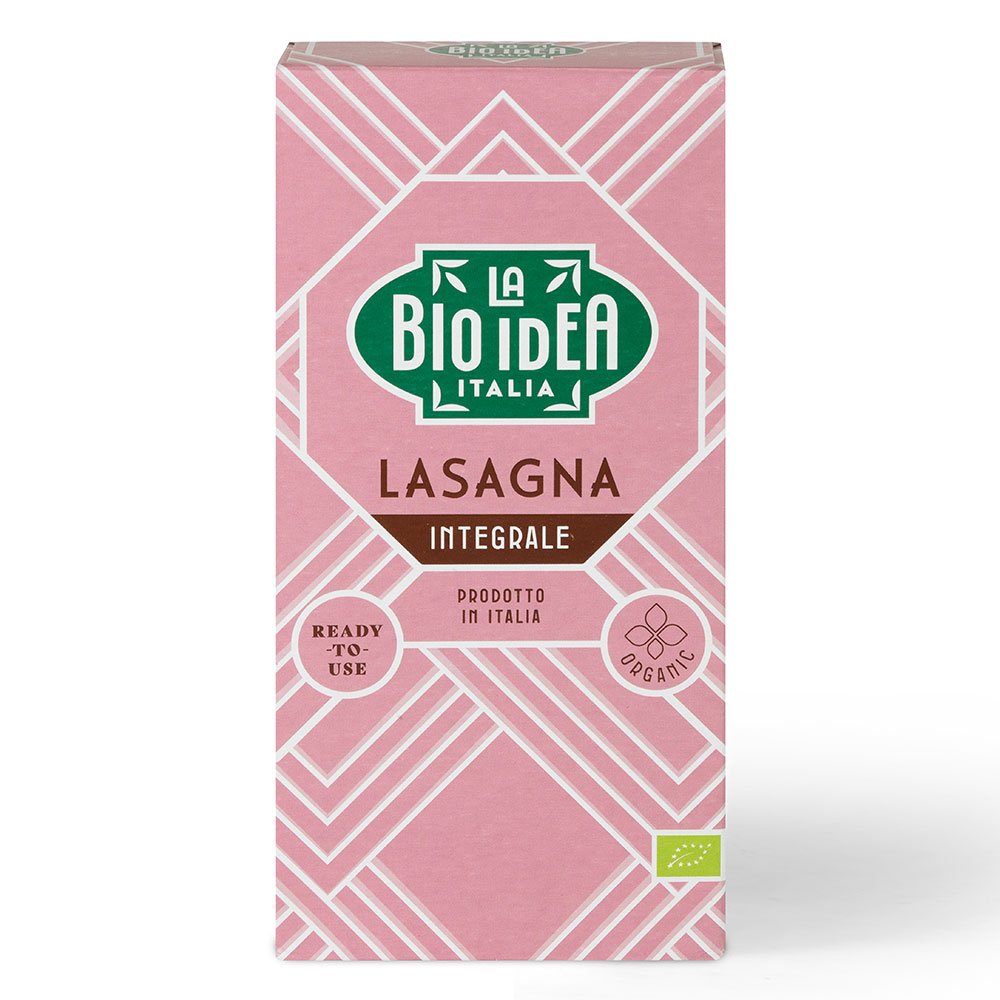 Organic Wholewheat Lasagne La Bio-Idea 250g Organic Wholewheat Lasagne La Bio-Idea 250g