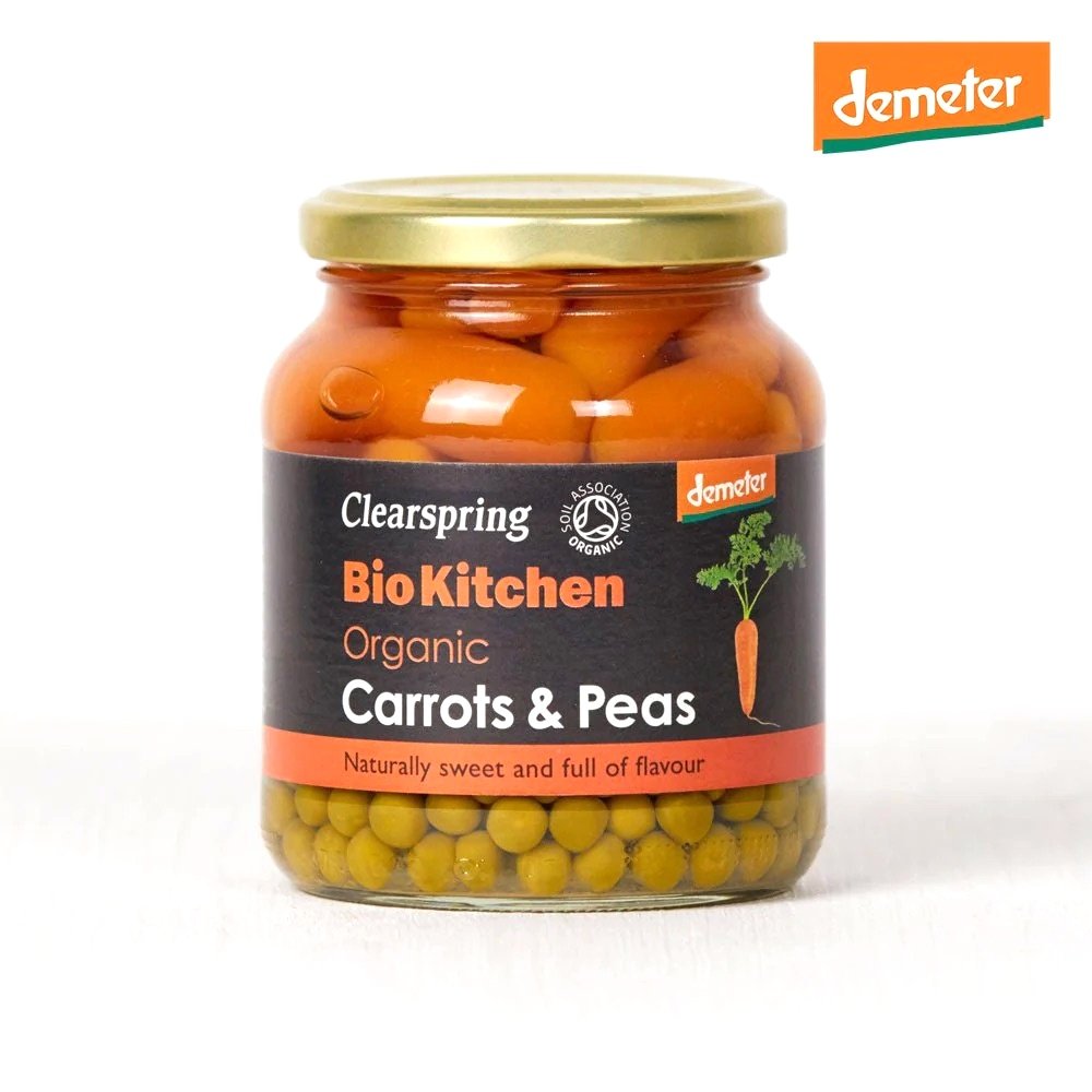 Carrots & Peas Clearspring 6x350g Carrots & Peas Clearspring 6x350g