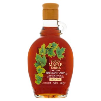 Organic Maple Syrup - glass Shady Maple Farms 12x250ml