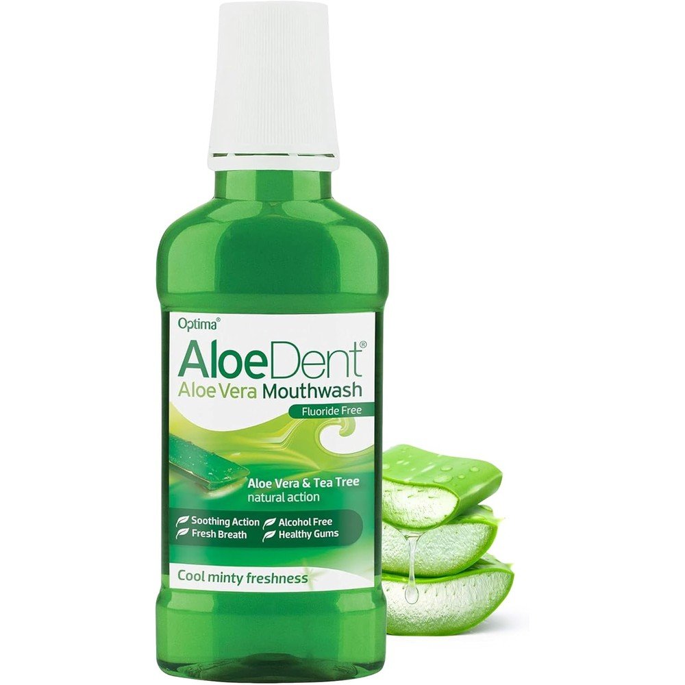 Mouthwash - fluoride-free Aloe Dent 6x250ml Mouthwash - fluoride-free Aloe Dent 6x250ml