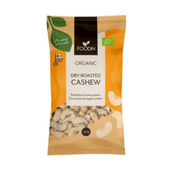 Organic Dry Roasted Cashews (8x140g) Foodin 8x140g Organic Dry Roasted Cashews (8x140g) Foodin 8x140g