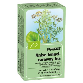 Organic Anise Fennel Caraway Tea Floradix 12x15bags