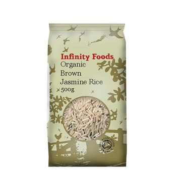 Organic Brown Jasmine Rice Infinity Foods 500g