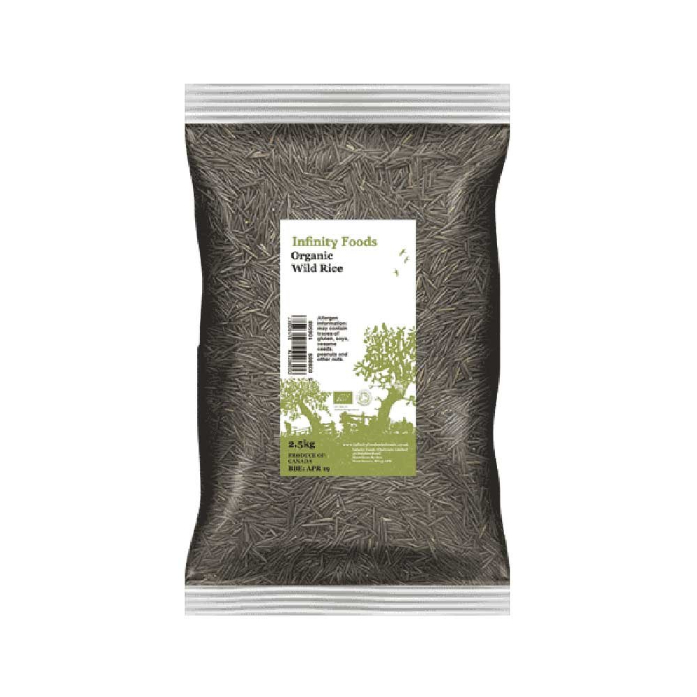 Organic Wild Rice - 2.5kg Infinity Foods 2.5kg Organic Wild Rice - 2.5kg Infinity Foods 2.5kg