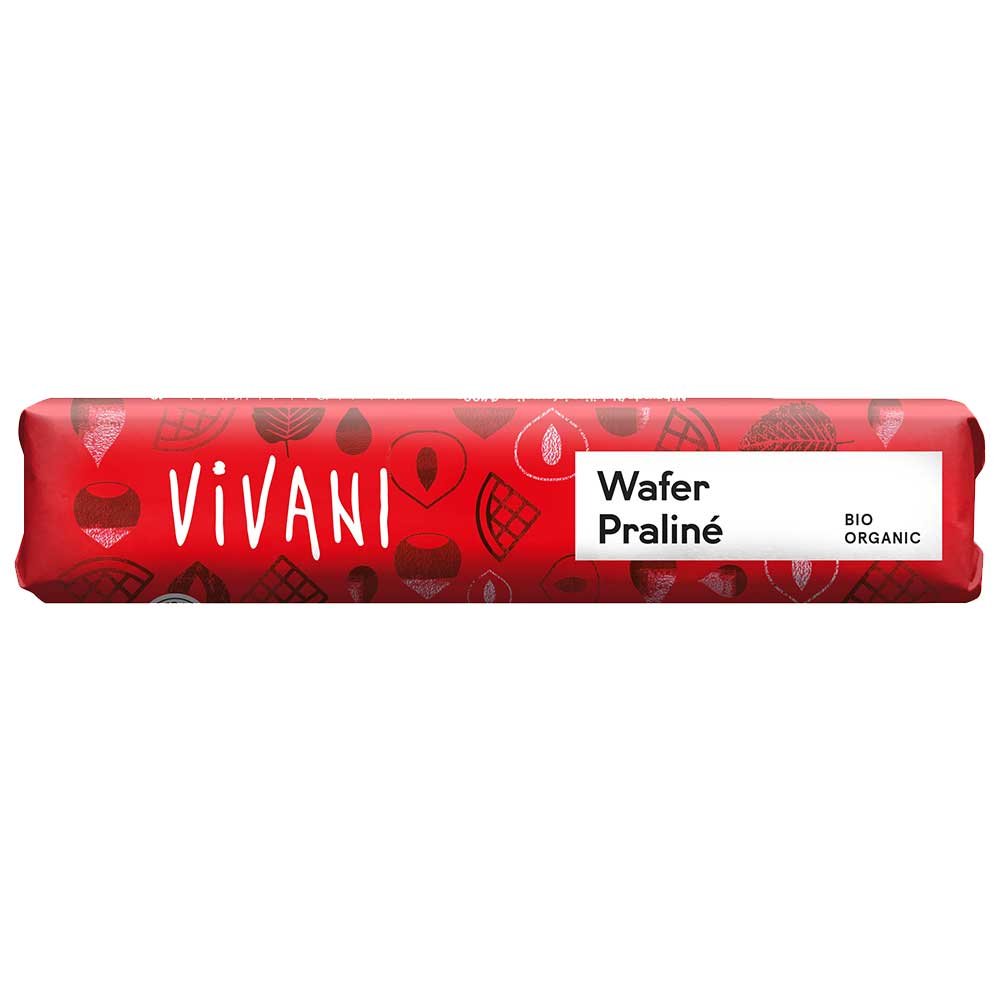 Organic Wafer Praliné Chocolate Vivani 40g