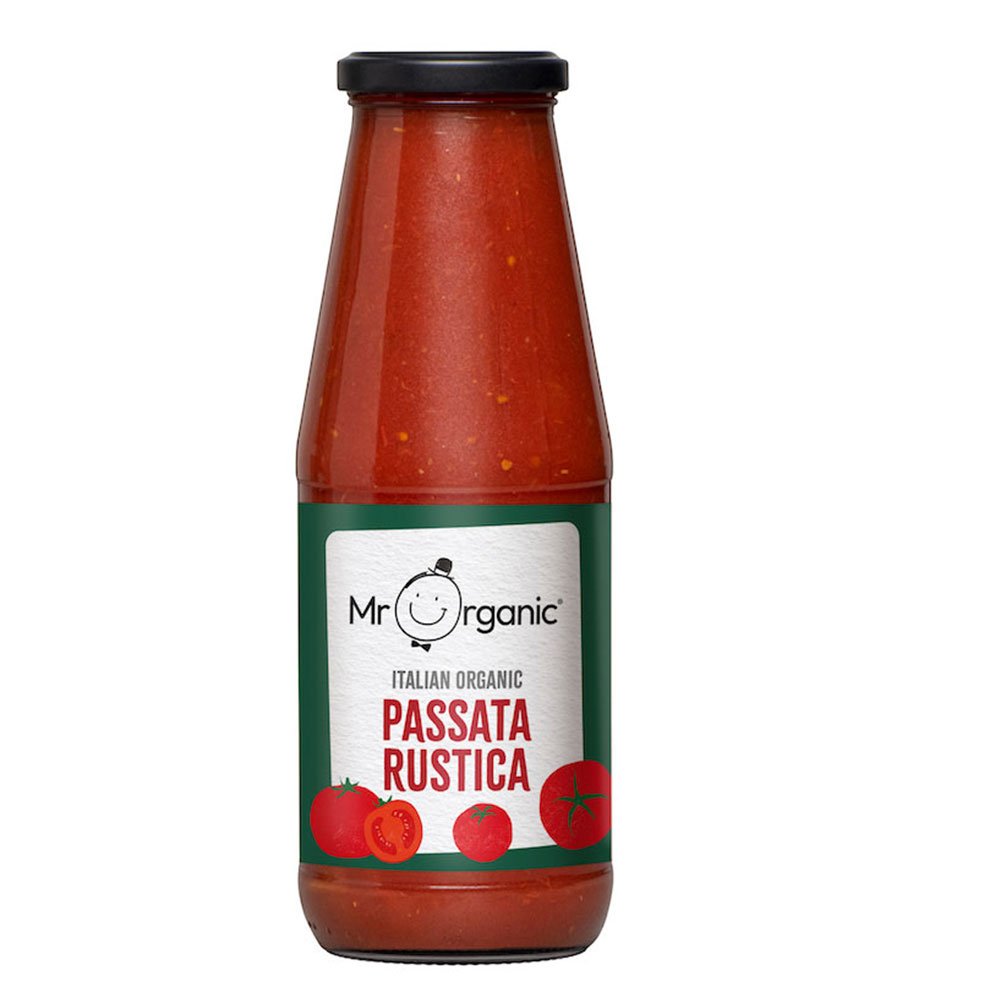 Organic Passata Rustica Mr Organic 690g Organic Passata Rustica Mr Organic 690g