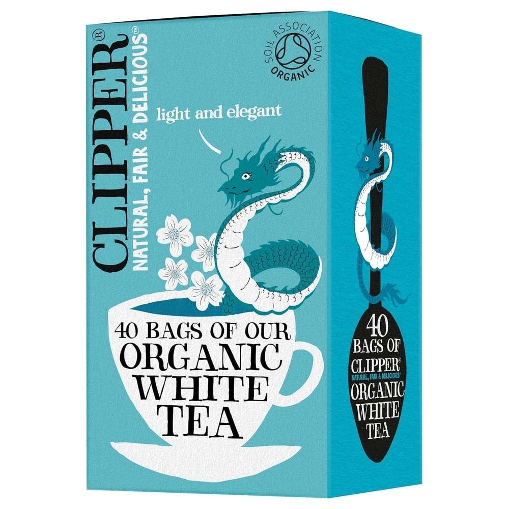 Organic 26 bag White Tea Bags Clipper 6x26bags Organic 26 bag White Tea Bags Clipper 6x26bags
