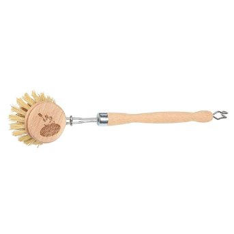 Wooden Dish Brush with agave bristles La Droguerie 1pack