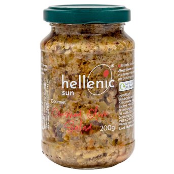 Organic Crushed Olive Salad Hellenic Sun 6x330g Organic Crushed Olive Salad Hellenic Sun 6x330g