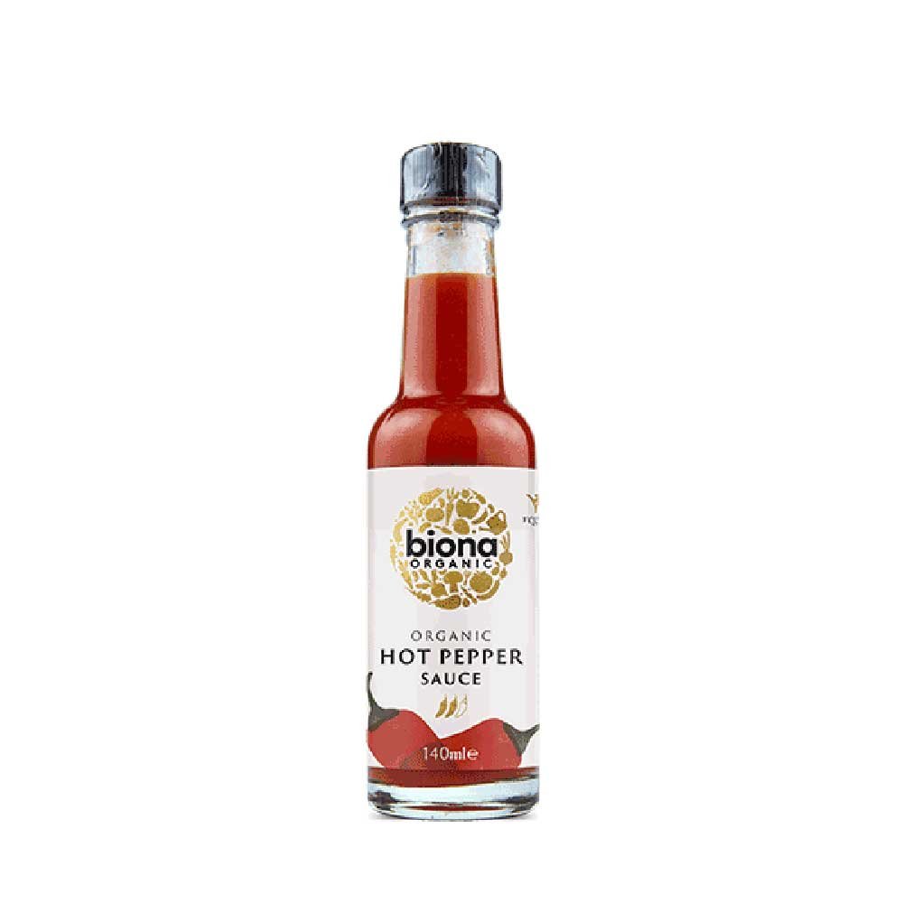 Organic Hot Pepper Sauce (tabasco) - gluten-free Biona 140ml Organic Hot Pepper Sauce (tabasco) - gluten-free Biona 140ml