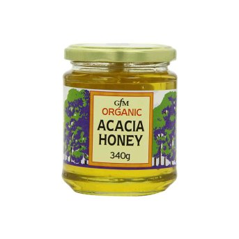 Organic Acacia Honey - clear GFM 340g