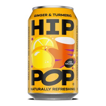 Ginger & Turmeric Living Soda Hip Pop 12x330ml Ginger & Turmeric Living Soda Hip Pop 12x330ml