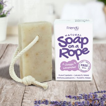 Lavender Soap on a Rope Friendly Soap 6x125g Lavender Soap on a Rope Friendly Soap 6x125g