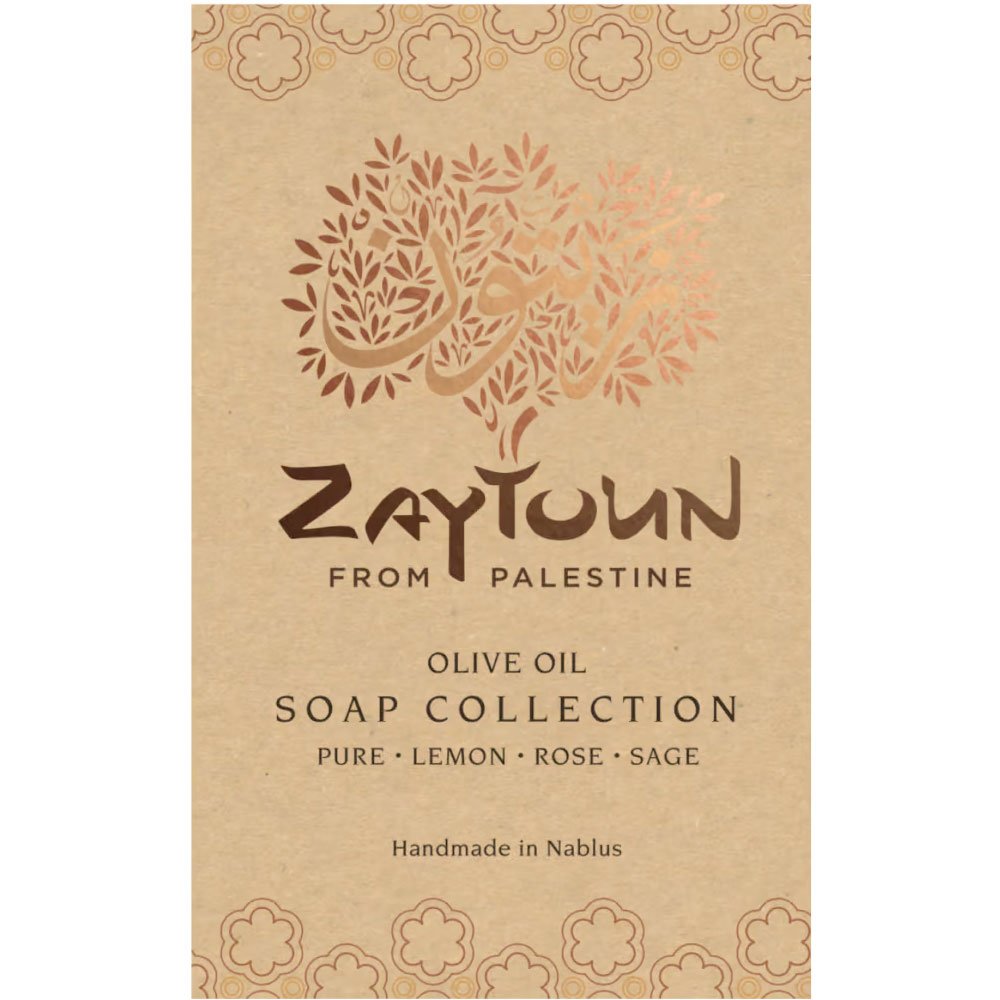 Olive Oil Soap Bar Collection - 4 bars Zaytoun 400g