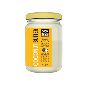 Organic Coconut Butter - glass Cocofina 500g