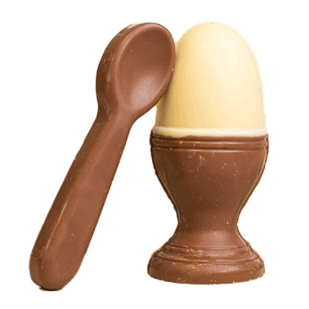 Organic Chocolate Egg & Spoon Cocoa Loco 100g