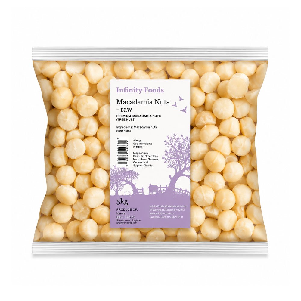 Macadamia Nuts - raw Infinity Foods 5kg
