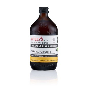 Organic Live Apple Cider Vinegar with Honey & Turmeric