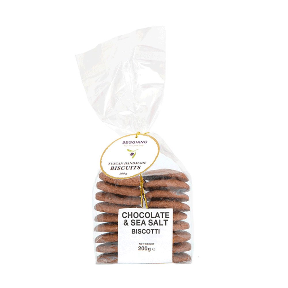 Biscotti - Sea Salt & Chocolate Seggiano 200g Biscotti - Sea Salt & Chocolate Seggiano 200g