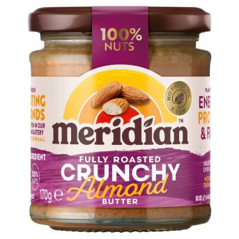Crunchy Almond Butter 100% Meridian 6x170g Crunchy Almond Butter 100% Meridian 6x170g