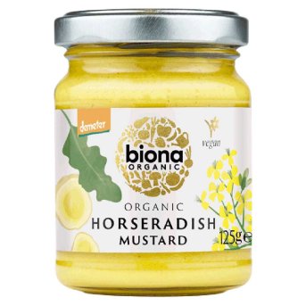 Horseradish Mustard Biona 125g