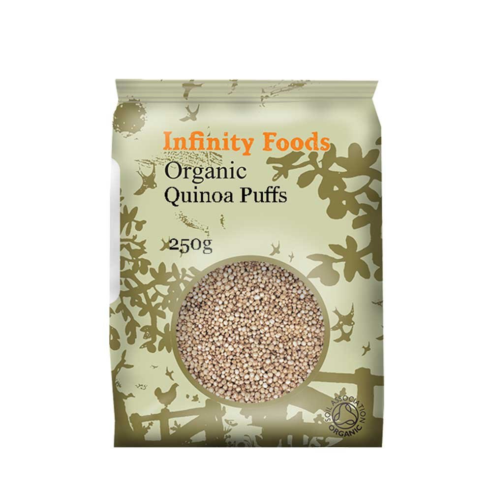 Organic Quinoa Puffs Infinity Foods 250g Organic Quinoa Puffs Infinity Foods 250g